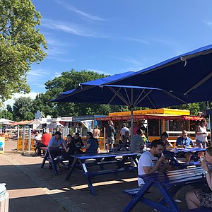 Stände an der Straße in Otterndorf