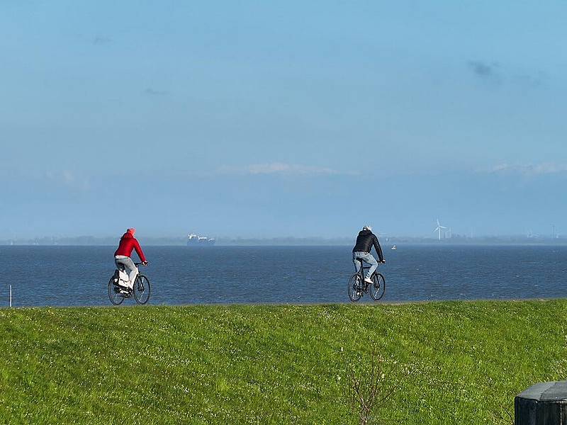 Elberadweg in Cuxhaven