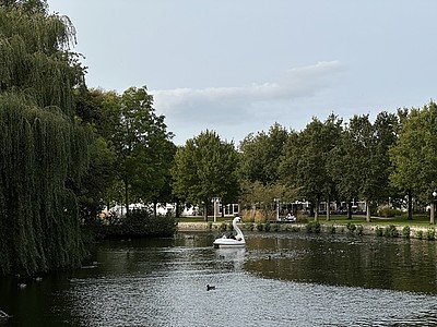 Der See im Kurpark Cuxhaven