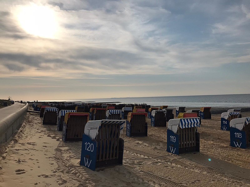 Strandkörbe am Strand