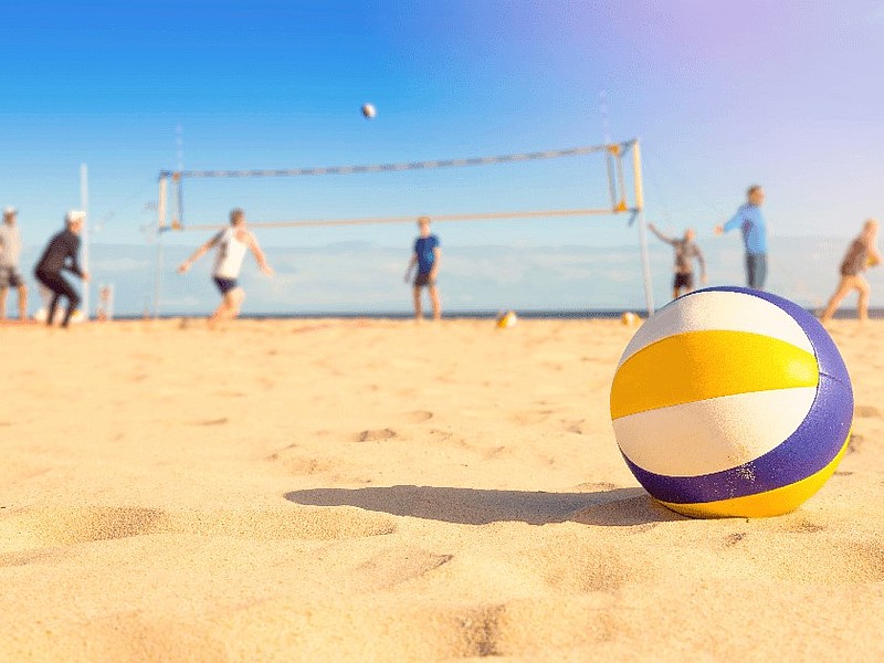 Beachvolleyball in Cuxhaven am Strand