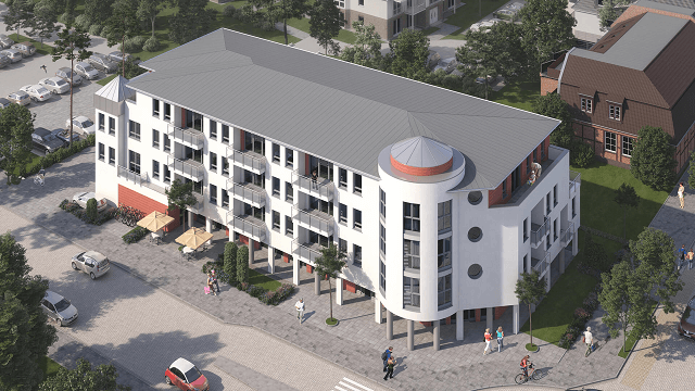 Außenaufnahme des Hauses Duhner Allee in Cuxhaven