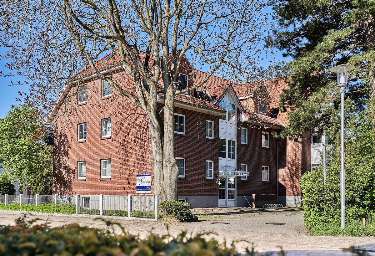 Vorderansicht der Haus Scharhörn in Cuxhaven